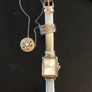 Watch,Ring and Necklace combination